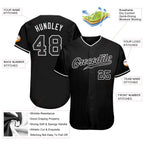 Custom Baseball Jersey Black White Sublimation, Custom Name Number, Men Youth Unisex