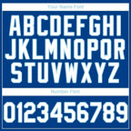 Custom Baseball Jersey Royal White Light Blue Sublimation, Custom Name Number, Men Youth Unisex