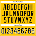 Custom Yellow Black Pinstripe Baseball Jersey Black White Sublimation, Custom Name Number, Men Youth Unisex