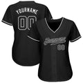 Custom Baseball Jersey Black White Sublimation, Custom Name Number, Men Youth Unisex