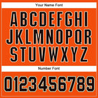 Custom Baseball Jersey Orange Black Cream Old Gold Sublimation, Custom Name Number, Men Youth Unisex