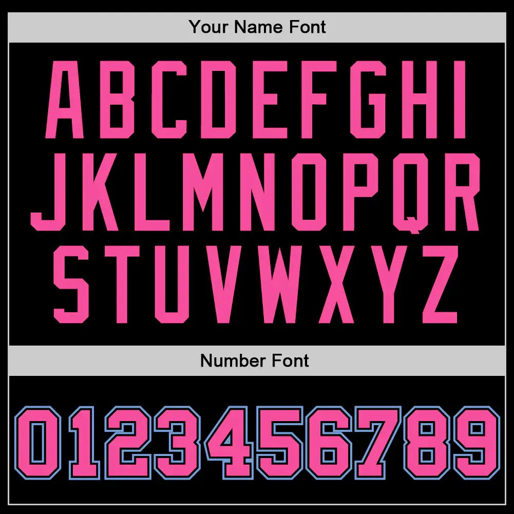 Custom Throwback Basketball Jersey Black Light Blue Pink Sublimation, Team Uniform Kit, Custom Name Number, Unisex Men Women Youth