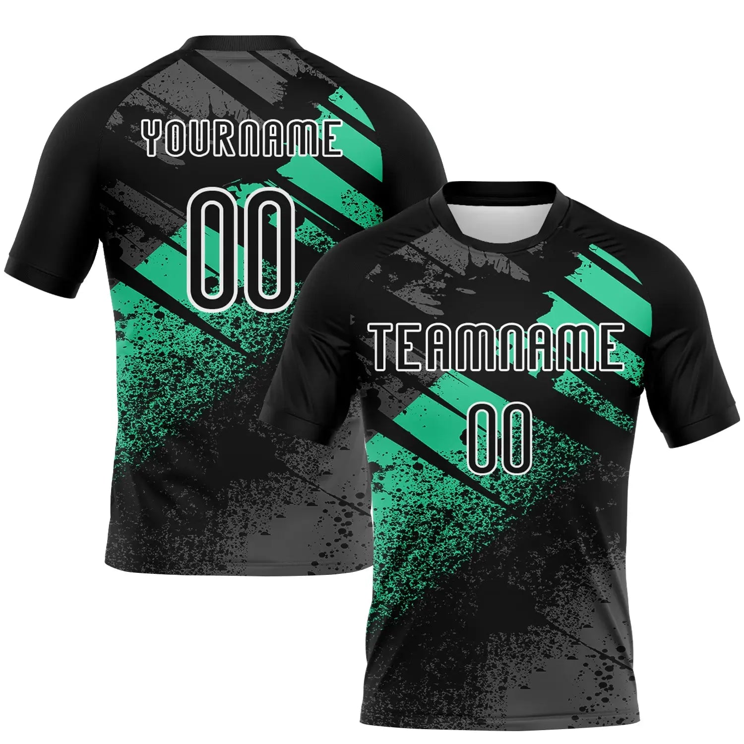 Custom Geometric Shape Volleyball Jersey Black Old Gold Sublimation, Custom Name Number, Women Girls Unisex Youth