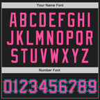 Custom 2-Button Softball Jersey Black Pink Sky Blue Sublimation, Custom Name Number, Women Girls Unisex Youth