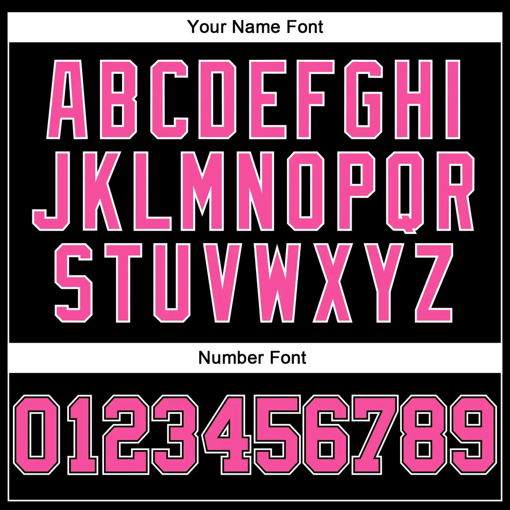 Custom Throwback Basketball Jersey Black Pink White Sublimation, Team Uniform Kit, Custom Name Number, Unisex Men Women Youth