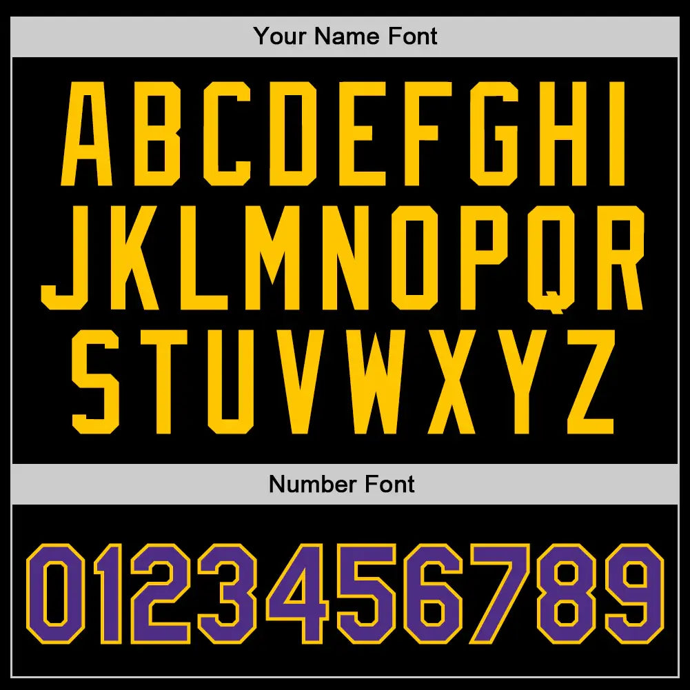 Custom Throwback Basketball Jersey Black Purple Gold Sublimation, Team Uniform Kit, Custom Name Number, Unisex Men Women Youth