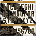 Custom 2-Button Graffiti Pattern Softball Jersey 3D Black Old Gold Sublimation, Custom Name Number, Women Girls Unisex Youth