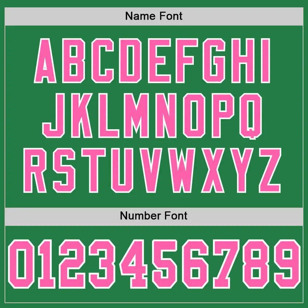 Custom Mesh Football Jersey Grass Green Pink White Pro Style Sublimation, Custom Name Number, Men Youth Unisex