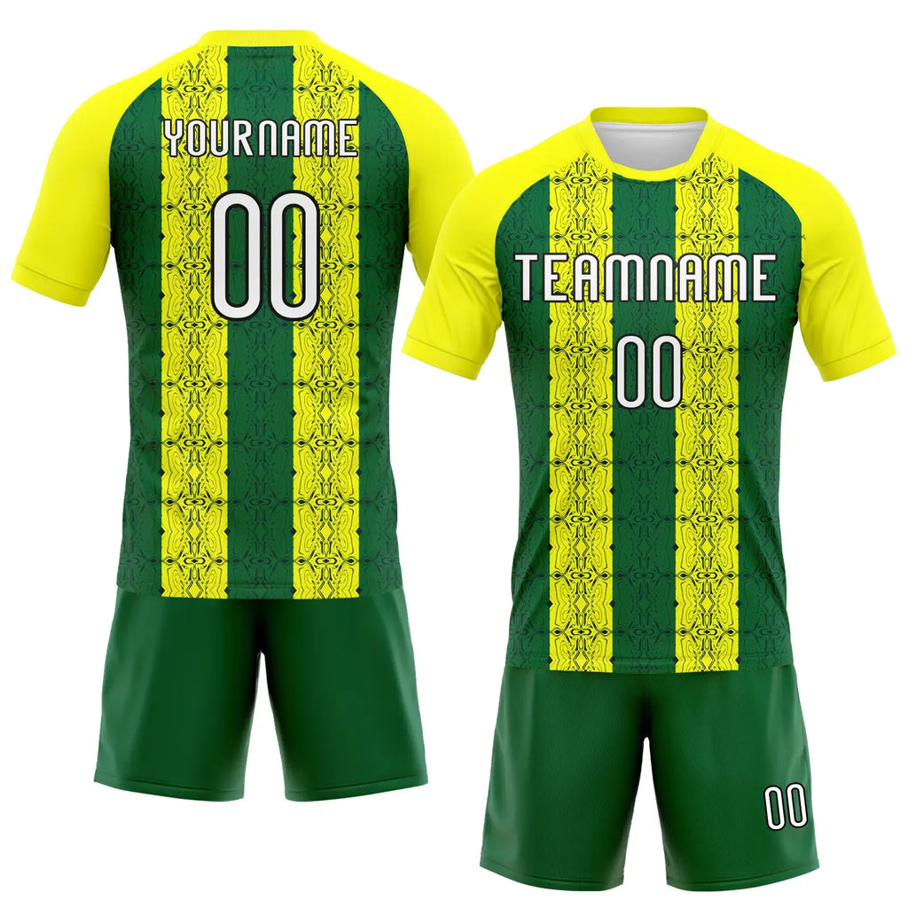 Custom Abstract Shape Volleyball Jersey Light Yellow Green Black Sublimation, Custom Name Number, Women Girls Unisex Youth