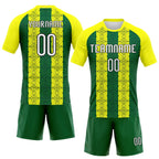 Custom Abstract Shape Volleyball Jersey Light Yellow Green Black Sublimation, Custom Name Number, Women Girls Unisex Youth