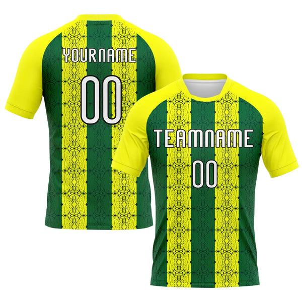 Custom Abstract Shape Volleyball Jersey Light Yellow Green Black Sublimation, Custom Name Number, Women Girls Unisex Youth