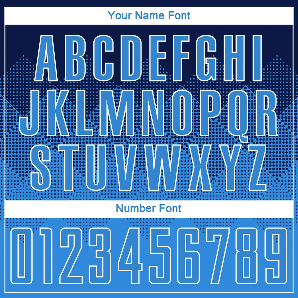 Custom Soccer Jersey Navy Powder Blue White Sublimation, Team Uniform Kit, Custom Name Number, Unisex Men Women Youth