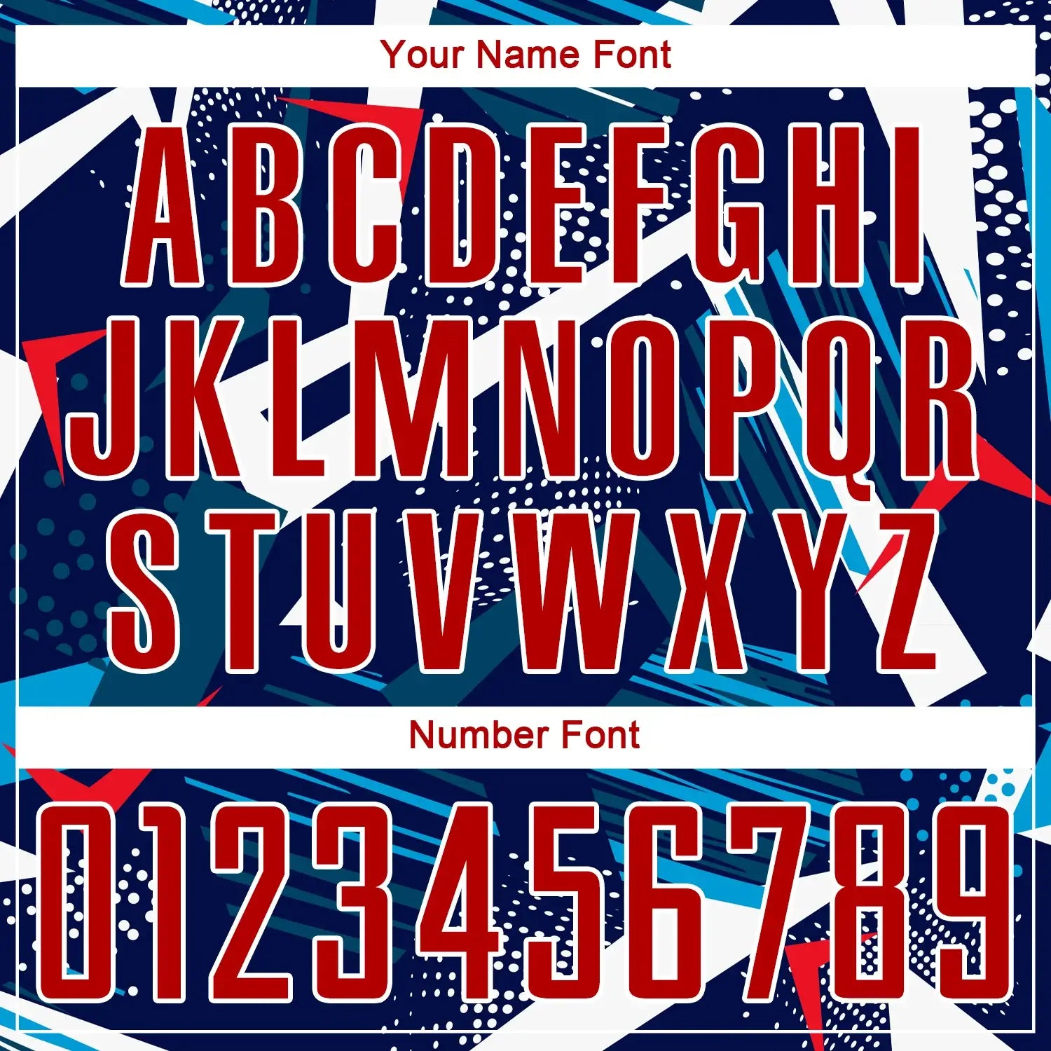 Custom Soccer Jersey Navy Red White Sublimation, Team Uniform Kit, Custom Name Number, Unisex Men Women Youth