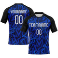 Custom Volleyball Jersey Navy Thunder Blue Black Lightning Sublimation, Custom Name Number, Women Girls Unisex Youth