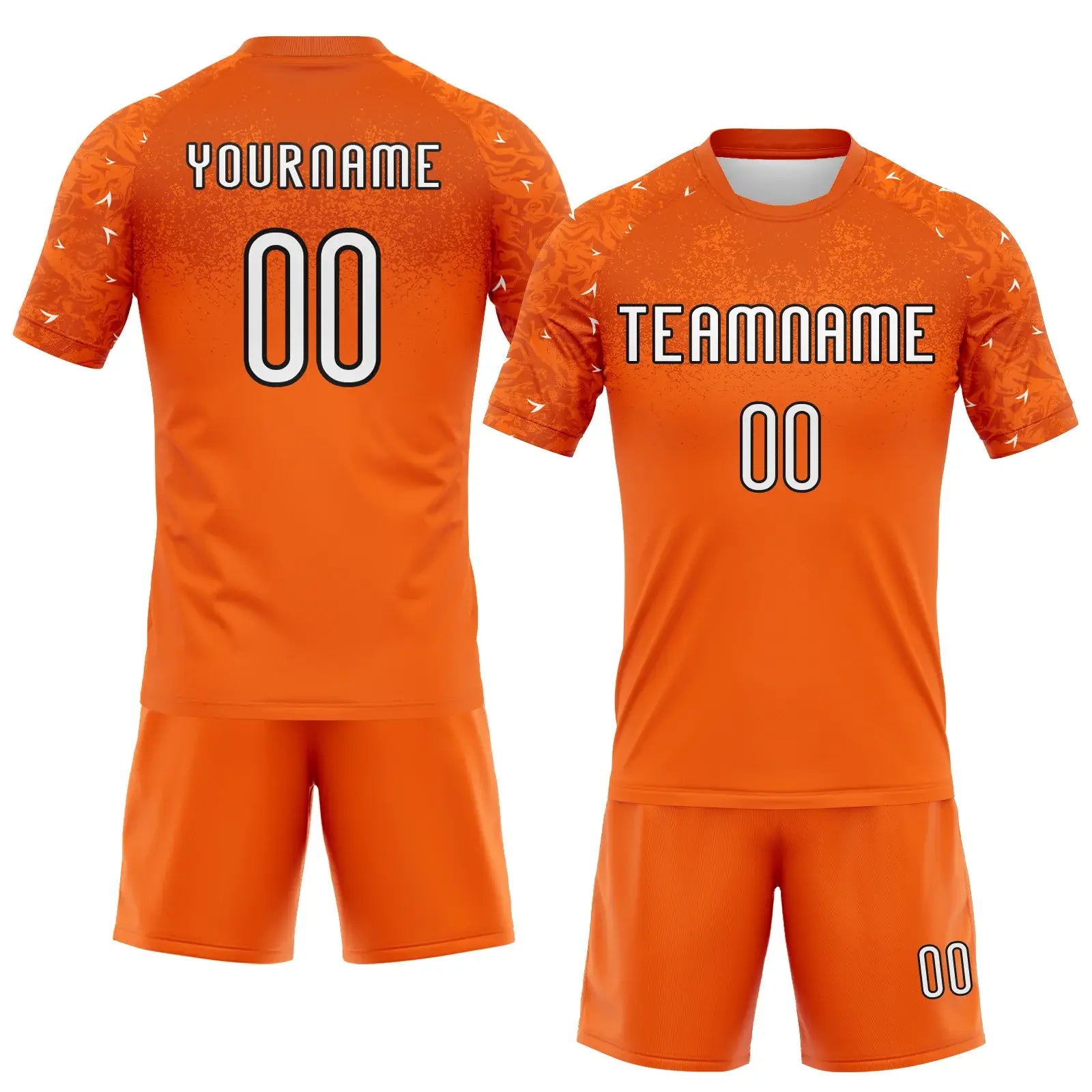 Custom Abstract Shape Volleyball Jersey Orange White Black Sublimation, Custom Name Number, Women Girls Unisex Youth