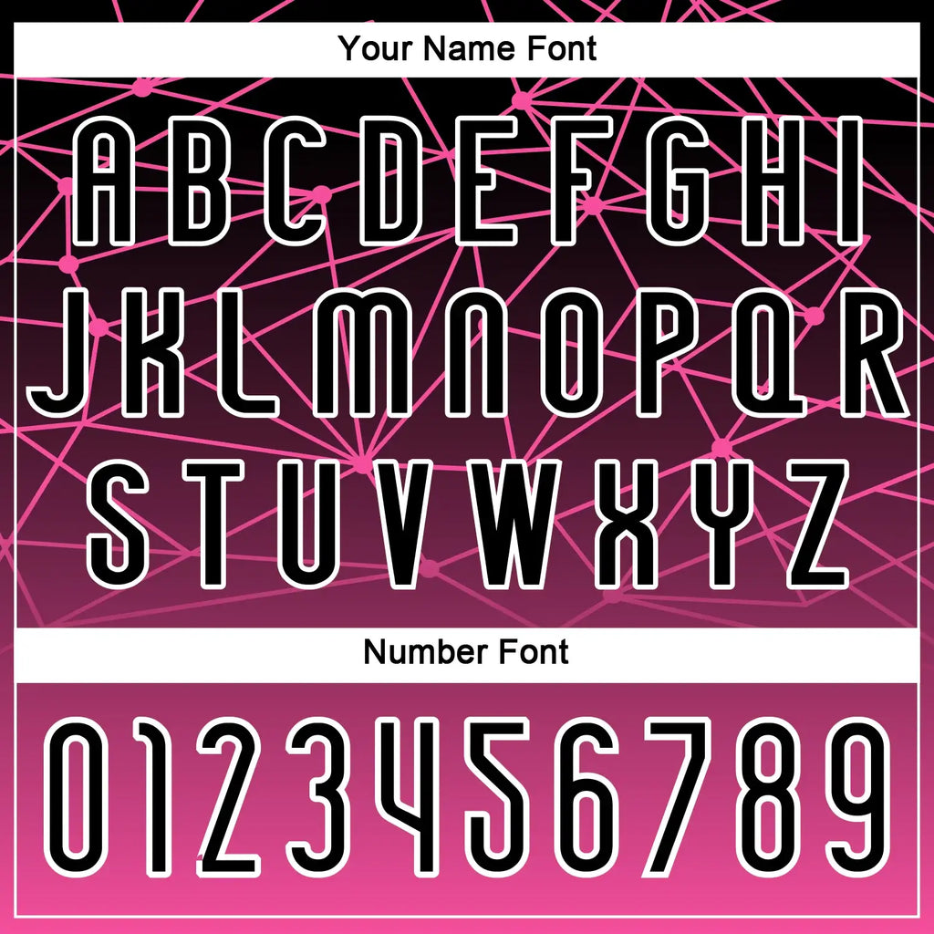 Custom Abstract Network Volleyball Jersey Pink Black White Sublimation, Custom Name Number, Women Girls Unisex Youth