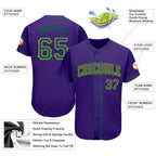 Custom Drift Fashion Baseball Jersey Purple Kelly Green Gold Sublimation, Custom Name Number, Men Youth Unisex