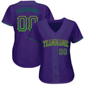 Custom Drift Fashion Baseball Jersey Purple Kelly Green Gold Sublimation, Custom Name Number, Men Youth Unisex