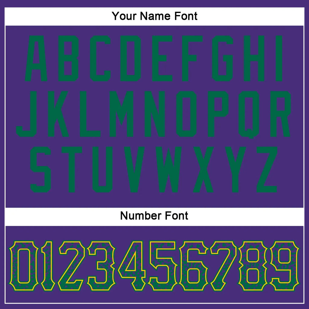 Custom Drift Fashion Baseball Jersey Purple Kelly Green Gold Sublimation, Custom Name Number, Men Youth Unisex