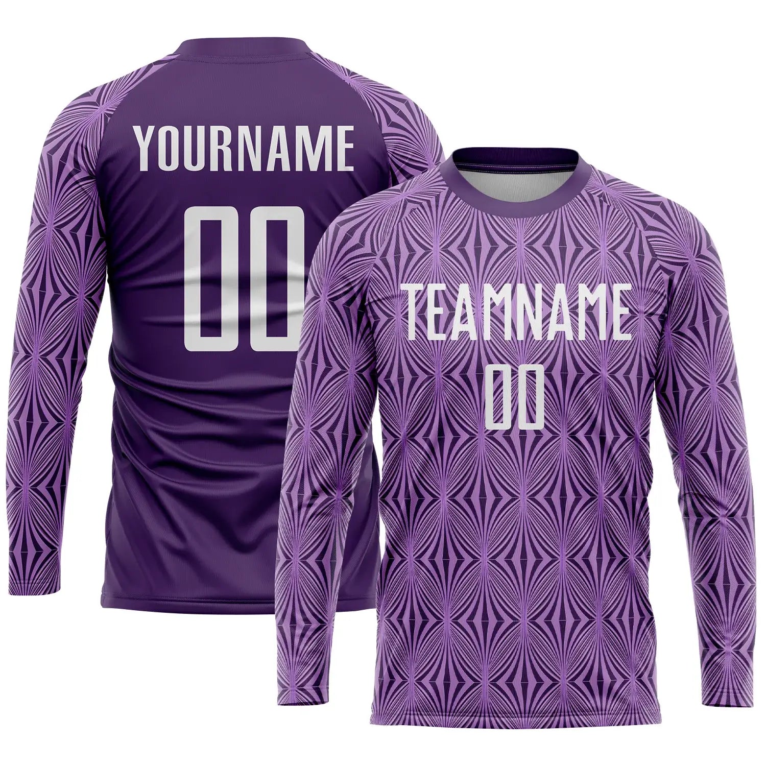 Custom Soccer Jersey Light Purple White Sublimation, Team Uniform Kit, Custom Name Number, Unisex Men Women Youth