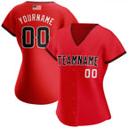 Custom American Flag Fashion Baseball Jersey Red Black White Sublimation, Custom Name Number, Men Youth Unisex