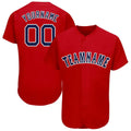 Custom Baseball Jersey Red Navy White Sublimation, Custom Name Number, Men Youth Unisex