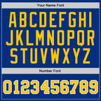 Custom Throwback Basketball Jersey Royal Gold White Sublimation, Team Uniform Kit, Custom Name Number, Unisex Men Women Youth