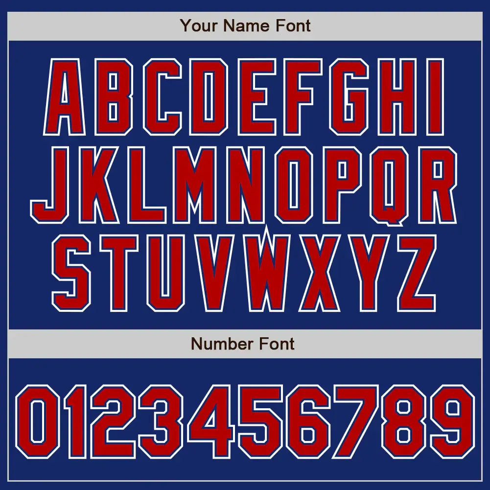 Custom Gradient Fashion Baseball Jersey Royal Red White Sublimation, Custom Name Number, Men Youth Unisex