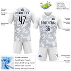 Custom Volleyball Jersey White Navy Curve Lines Sublimation, Custom Name Number, Women Girls Unisex Youth