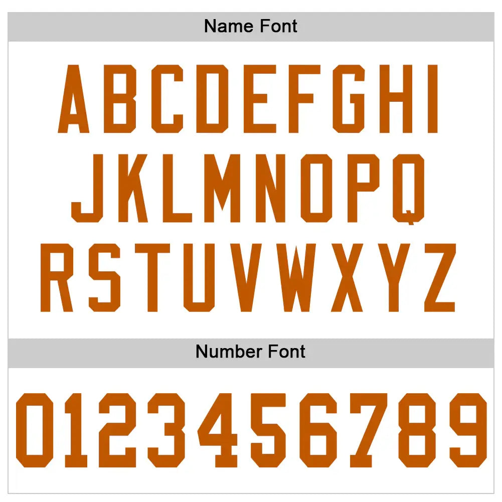 Custom Mesh Football Jersey White Texas Orange Pro Style Sublimation, Custom Name Number, Men Youth Unisex