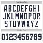 Custom Pinstripe Baseball Jersey White Navy Sublimation, Custom Name Number, Men Youth Unisex