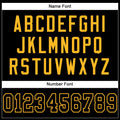 custom black gold football jersey 4