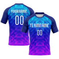 Custom Geometric Shape Volleyball Jersey Royal White Pink Sublimation, Custom Name Number, Women Girls Unisex Youth