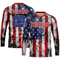 custom pink black-lIght blue gradient square shape sublimation soccer uniform jersey 2