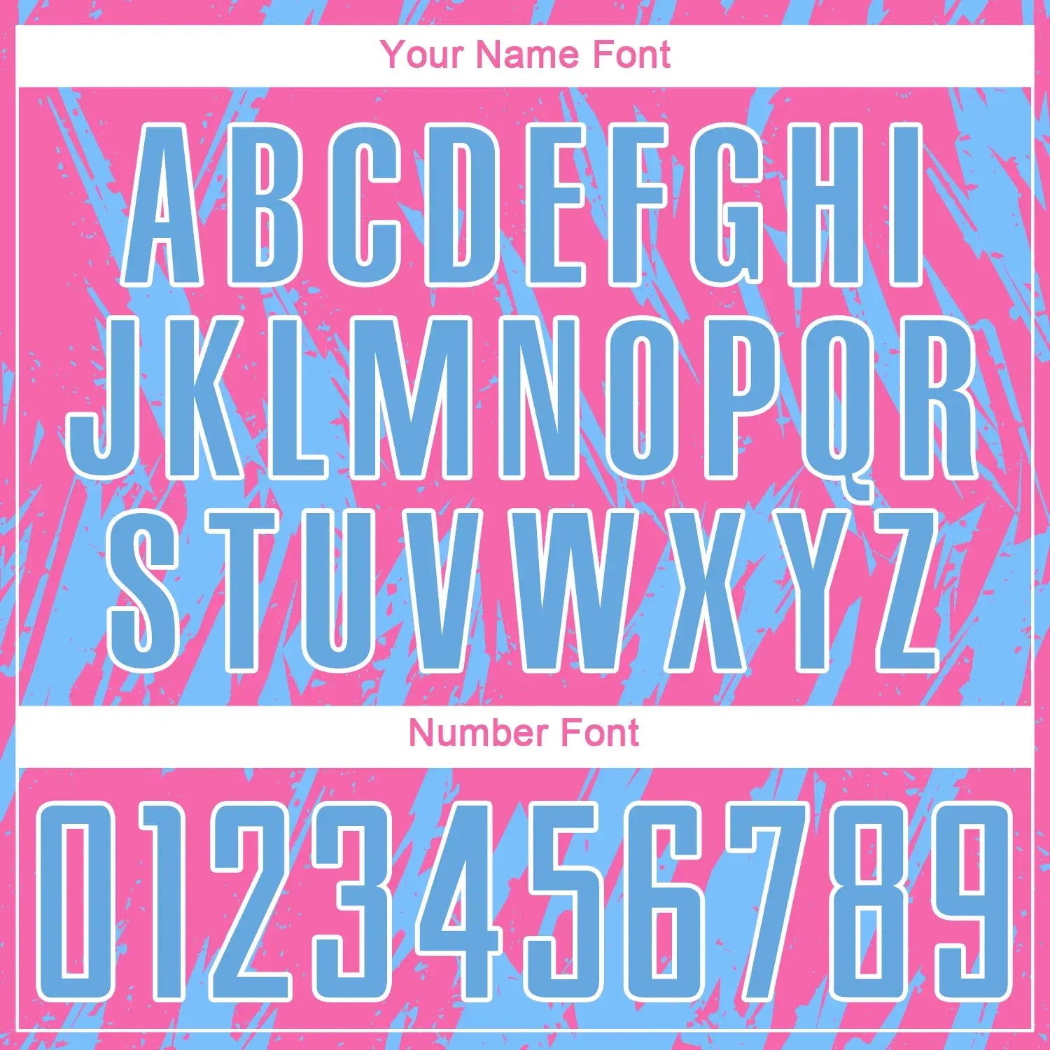 Custom Soccer Jersey Pink Light Blue White Sublimation, Team Uniform Kit, Custom Name Number, Unisex Men Women Youth