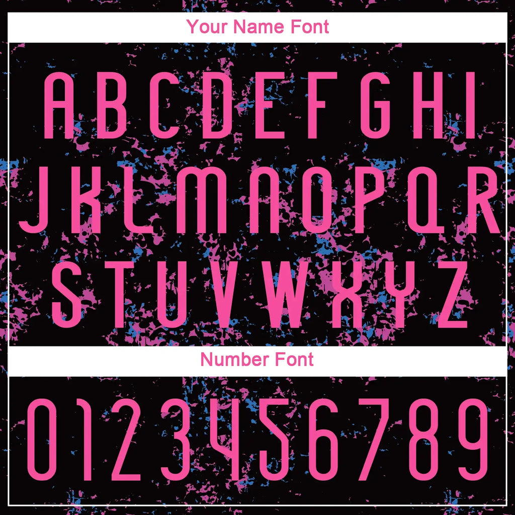 Custom Abstract Fragment Art Volleyball Jersey Black Pink Light Blue Sublimation, Custom Name Number, Women Girls Unisex Youth